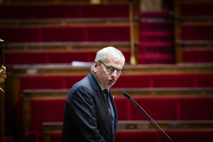 Jean-René Cazeneuve, rapporteur général du Budget - Xose Bouzas / Hans Lucas / Hans Lucas via AFP