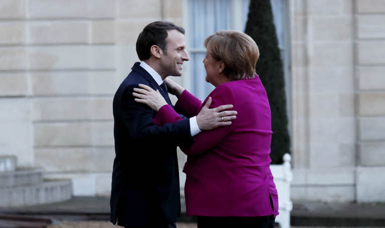 Emmanuel Macron - Angela Merkel - France - Allemagne