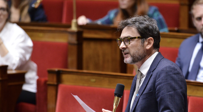 Erwan Balanant, député Modem du Finistère, à l'Assemblée nationale (photo D.R.).