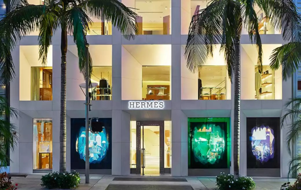 Le magasin actuel d'Hermès sur Rodeo Drive à Los Angeles (photo Hermès).