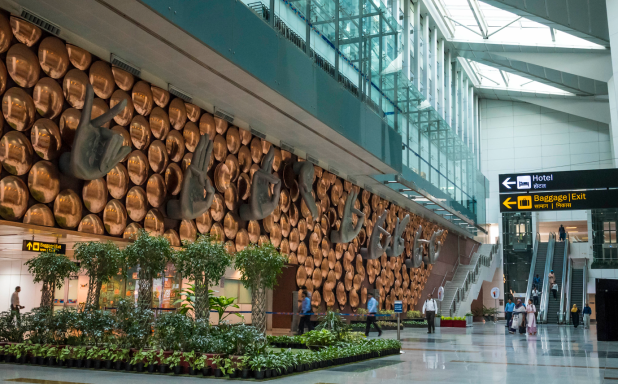 L'aéroport international Indira Gandhi à Delhi (photo GMR Airports).