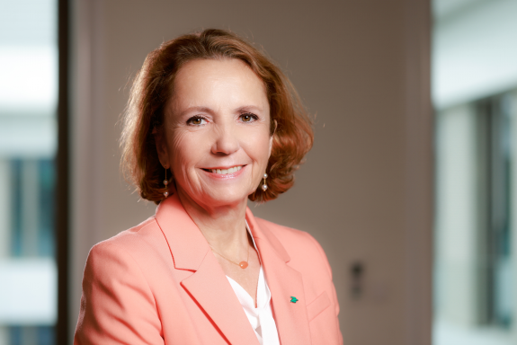 Marie-Ange Debon, Présidente-directrice générale du groupe La Poste (photo D.R.).