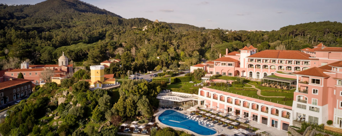 Le complexe hôtelier Penha Longa Resort, au Portugal (photo D.R).