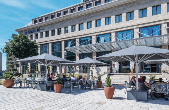 L'hôtel Le Grand Bé, au cœur de Saint-Malo intra-muros (photo D.R.).
