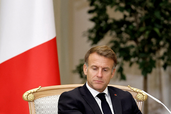 Emmanuel Macron à Abou Dabi, le 19 octobre (photo Benoit Tessier/AFP).