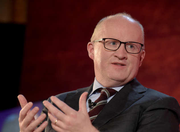 Philip Lane, économiste en chef de la Banque Centrale Européenne (photo Eric Piermont/AFP).