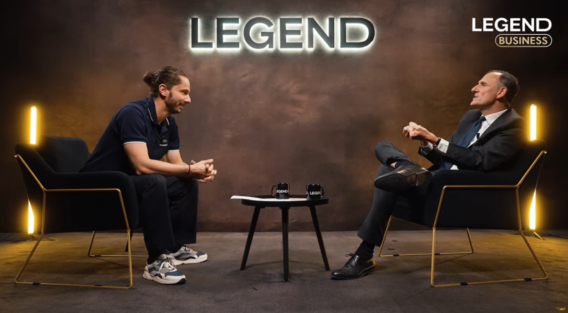 Olivier Sichel, invité de Legend, le podcast très suivi de Guillaume Pley (photo D.R.).