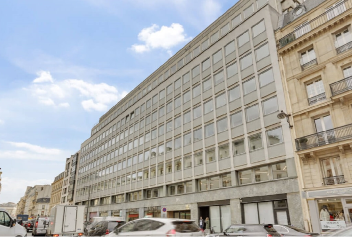 L'immeuble où sont situés les bureaux parisiens de Ouest France, au 91 rue du Faubourg Saint-Honoré (photo D.R).