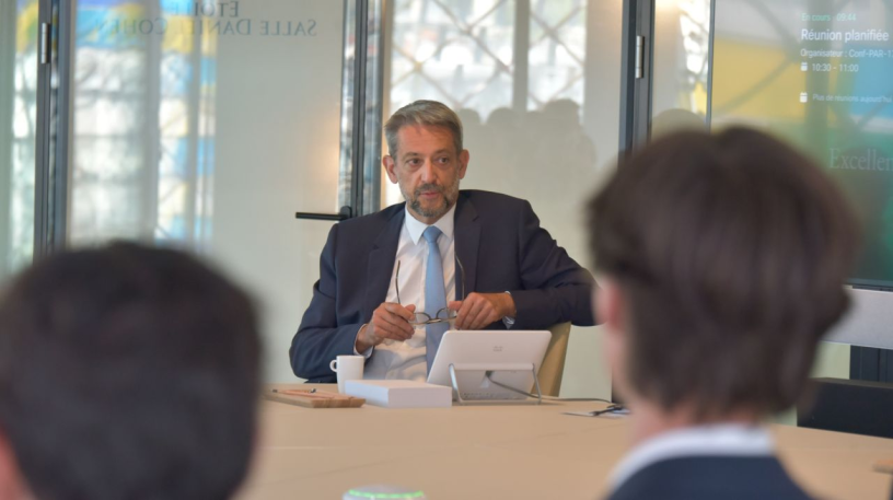 Jean-Louis Girodolle, à la tête de la banque Lazard Frères à Paris (photo D.R.).