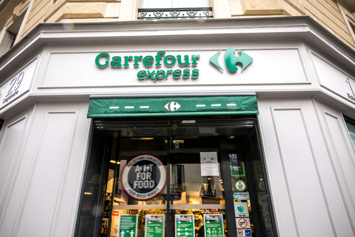 Carrefour express, l'une des enseignes de proximité que le Groupe Carrefour développe en franchise (photo D.R.).