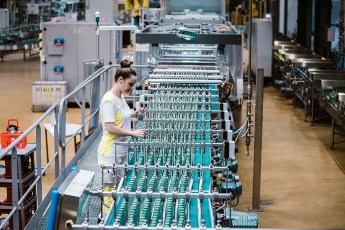 L'usine d'embouteillage de Volvic (photo D.R.).