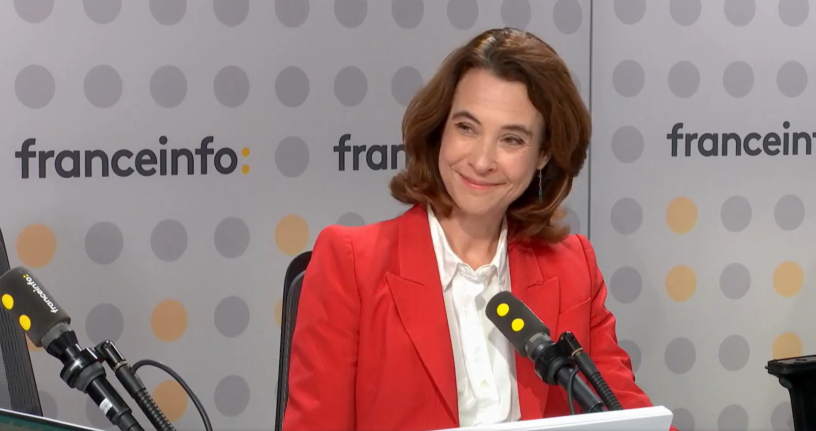 Estelle Brachlianoff, le 22 juillet 2026, invitée de franceinfo (photo D.R.).