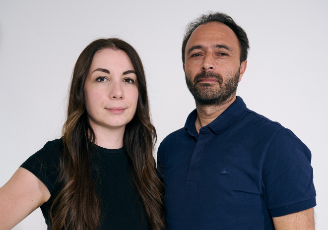 Carine Fernandez et Paul Boulangé (photo D.R.).