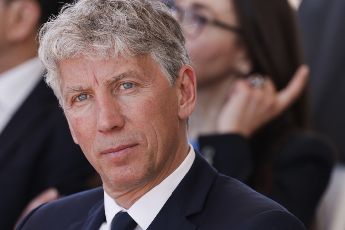 Stéphane Courbit, à Marseille, en mai 2024 (photo Ludovic Marin/AFP).