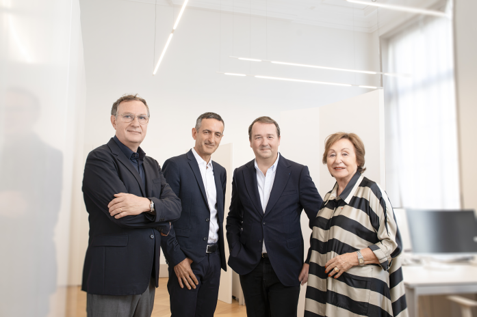 Nicolas Riou, Christophe Jourdain, Pierre-François Le Louët et Nelly Rodi (photo Thomas Gogny).