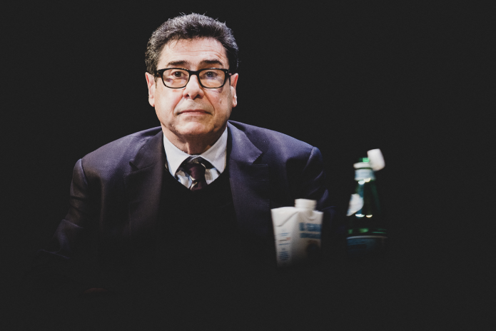 Philippe Aghion, à Paris, en avril 2026 (photo Daniel Perron/Hans Lucas/AFP).