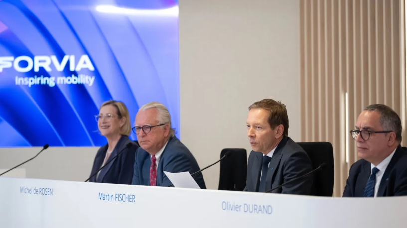 Martin Fischer lors de la dernière assemblée générale de Forvia, le 4 juin 2026 (photo D.R.).