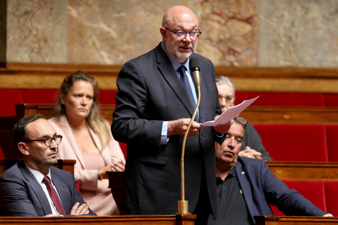Le député Stéphane Travert, président de la commission des affaires économiques, à l'Assemblé nationale (photo Thomas Samson/AFP).