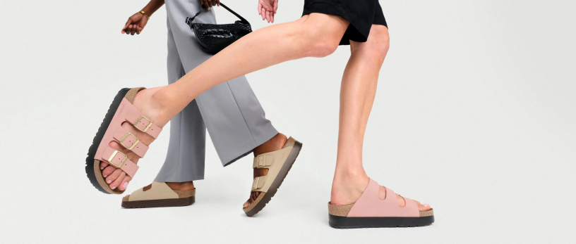 La Collection Papillio, les sandales à talons de Birkenstock (photo D.R.).
