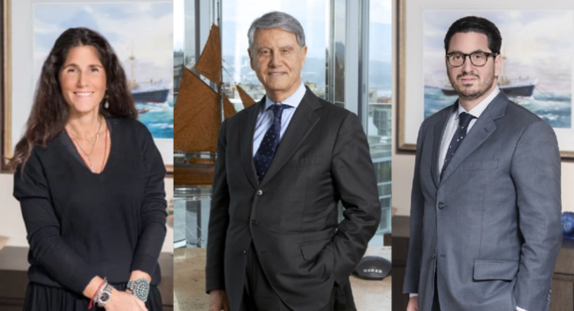 Gianluigi Aponte et ses enfants, Alexa et Diego (photos D.R.).