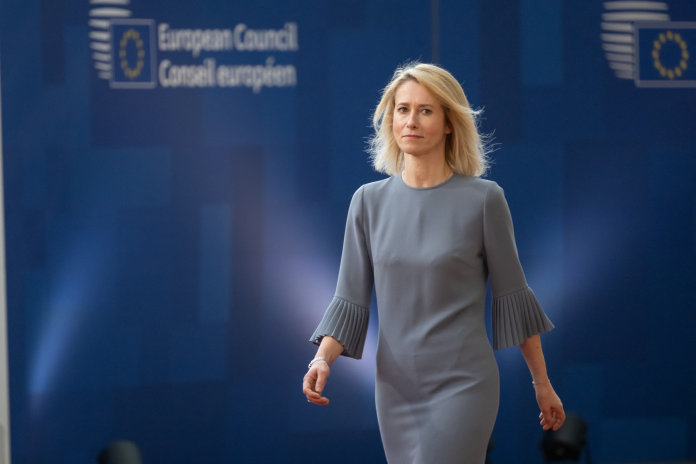 Kaja Kallas, haute représentante de l'Union européenne pour les Affaires étrangères et la Politique de sécurité, le 19 mars 2026 à Bruxelles (photo Jonathan Raa/NurPhoto/AFP).