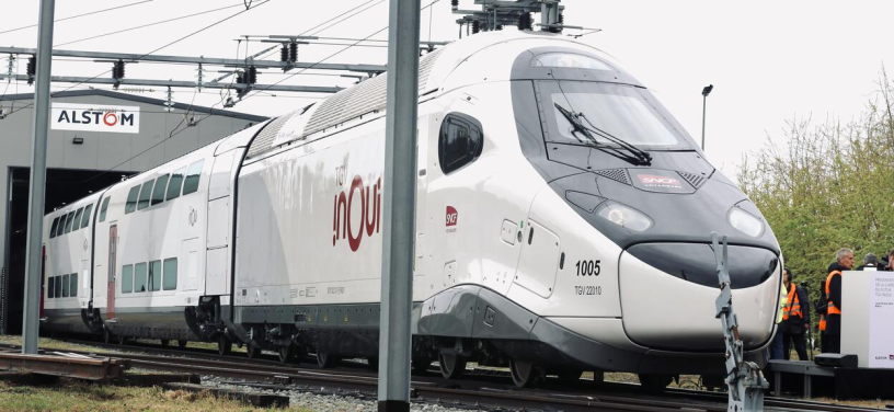 Une rame Avelia Horizon d'Alstom, pour la SNCF (photo D.R.).