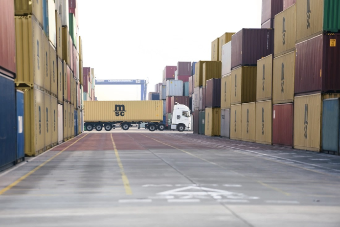 Un terminal portuaire opéré par MSC (photo D.R.).