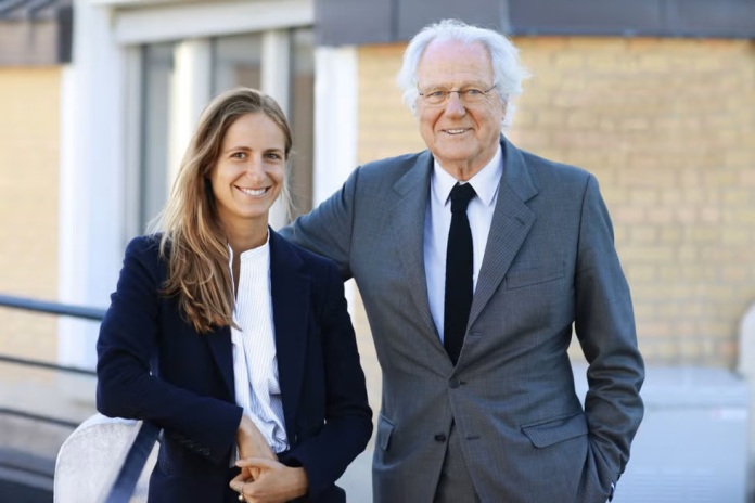 Saskia de Rothschild et son père Éric de Rothschild (photo D.R.).