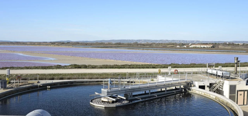 Une station d'épuration, maillon essentiel du recyclage de l'eau (photo D.R.).