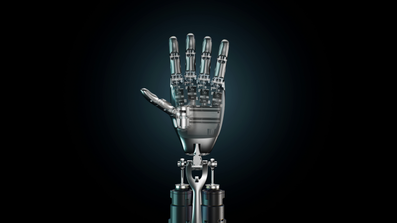 La main du robot Optimus, de Tesla (photo Tesla).