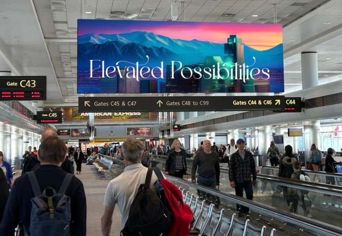 L'aéroport de Denver, 10ème aéroport le plus fréquenté au monde avec plus de 82 millions de passagers (photo D.R.).