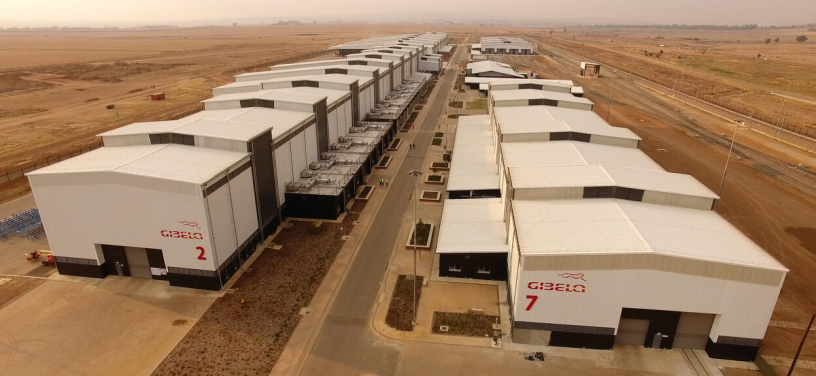 Gibela, la coentreprise d’Alstom, exploite la plus grande installation de production de trains d’Afrique, à Dunnottar, en Afrique du Sud (photo D.R.).