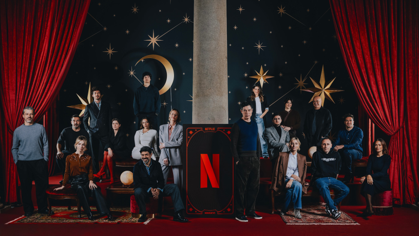 En 2026, Netflix annonce réunir les plus grandes stars du cinéma et de l’audiovisuel italiens dans des programmes inédits (photo D.R.).