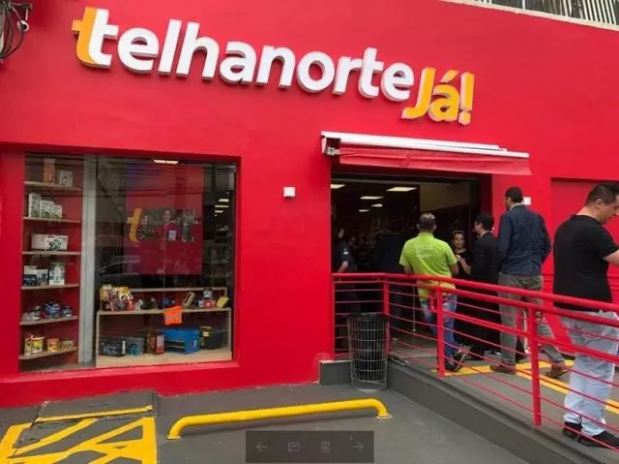 Telhanorte, le réseau de distribution de matériaux de construction de Saint-Gobain au Brésil (photo D.R.).