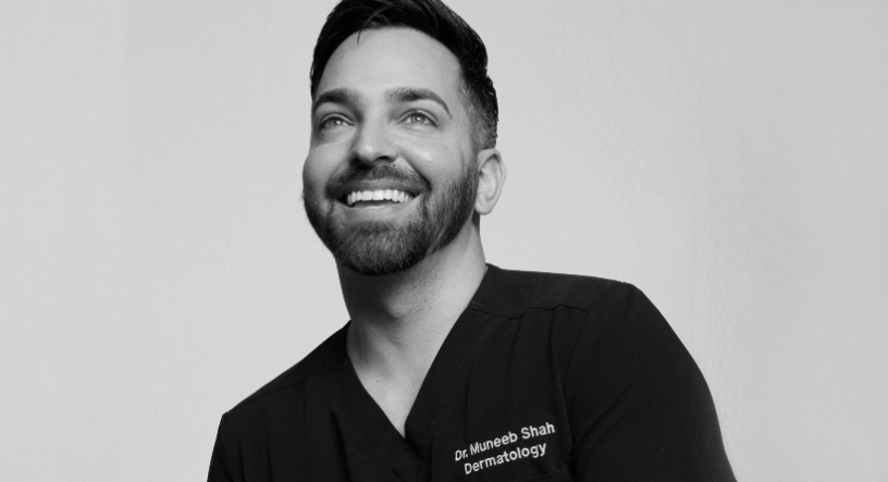 Le Docteur Muneeb Shah, dermatologue, créateur de la marque Remedy Science (photo D.R.).