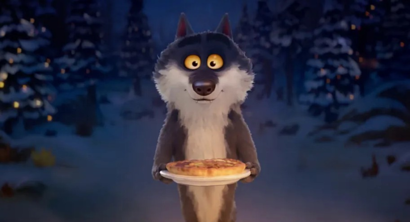 le Loup de la publicité Intermarché qui a tant fait parler pendant les fêtes (photo D.R.).