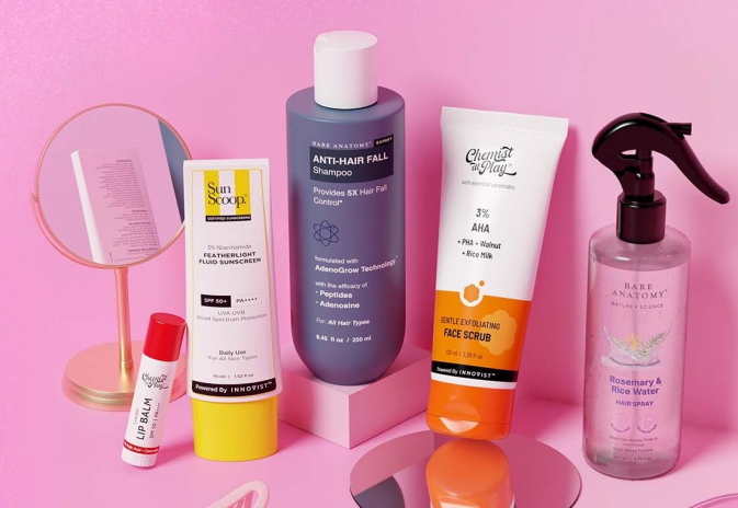 Quelques uns des nombreux produits de la marque Innovist (photo D.R.).