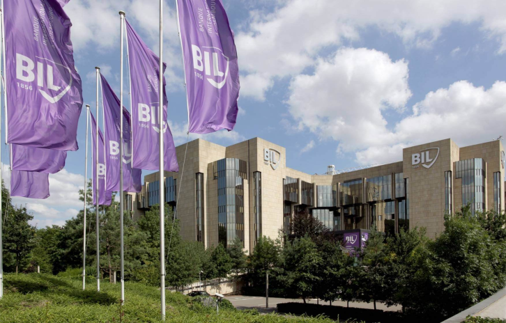 Les locaux de la BIL, Banque Internationale à Luxembourg (photo D.R.).
