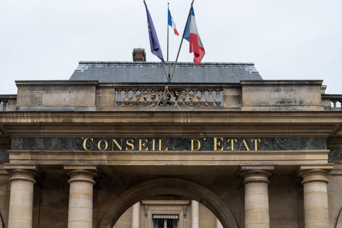 Le Conseil d'État, à Paris (photo Riccardo Milani/Hans Lucas/AFP).