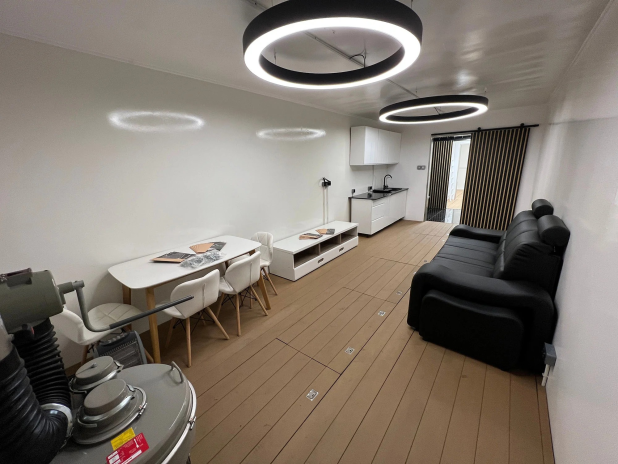 L'intérieur d'un bunker particulier construit par l'entreprise américaine Atlas Survival Shelters (photo D.R.).