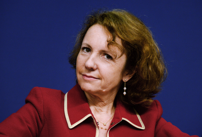 Marie-Ange Debon, PDG du groupe La Poste (photo Eric Piermont/AFP).