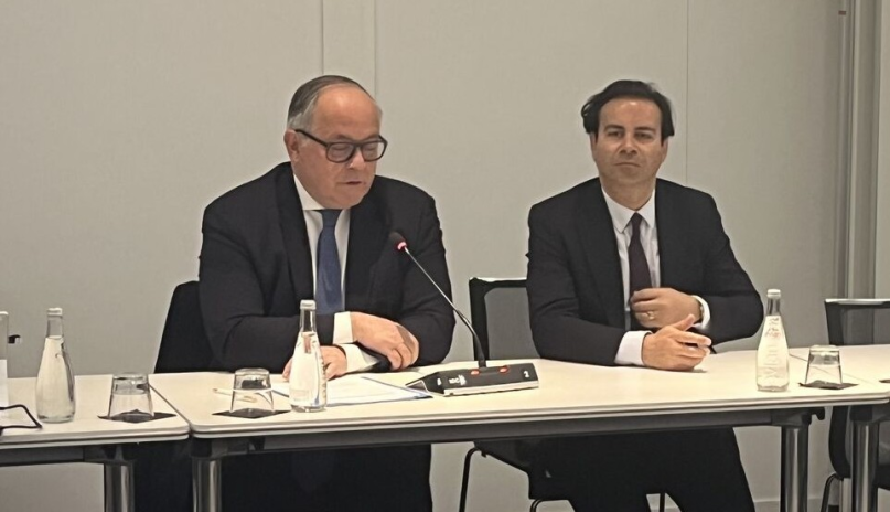 Pierre Zelenko et Benoît Cœuré (photo D.R.).