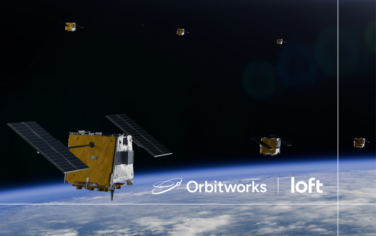 Vue 3D d'un satellite de la constellation Orbitworks, de Loft Orbital (illustration D.R.).
