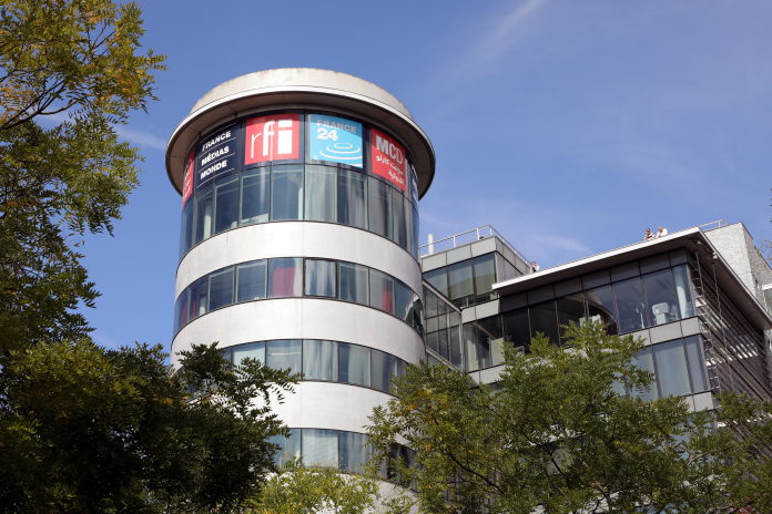 Les locaux de France Medias Monde, à Issy-les-Moulineaux (photo Ludovic Marin/AFP).