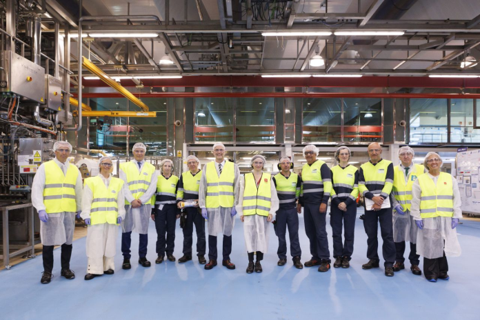 Inauguration du nouveau pôle scientifique de Danone, à Madrid (photo D.R.).
