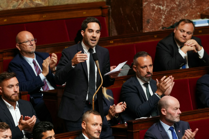 Le député RN Thomas Ménagé, en juillet 2026 à l'Assemblée nationale (photo Dimitar Dilkoff/AFP).