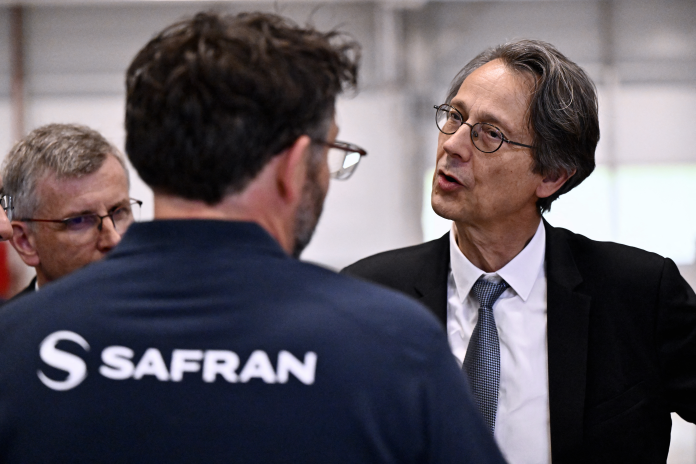 Olivier Andriès, le directeur général de Safran (Photo Eric Lalmand/Belga/AFP).