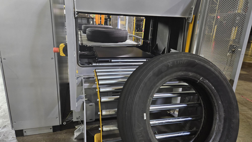 Le procédé TreadVision mis au point par Michelin (photo D.R.).