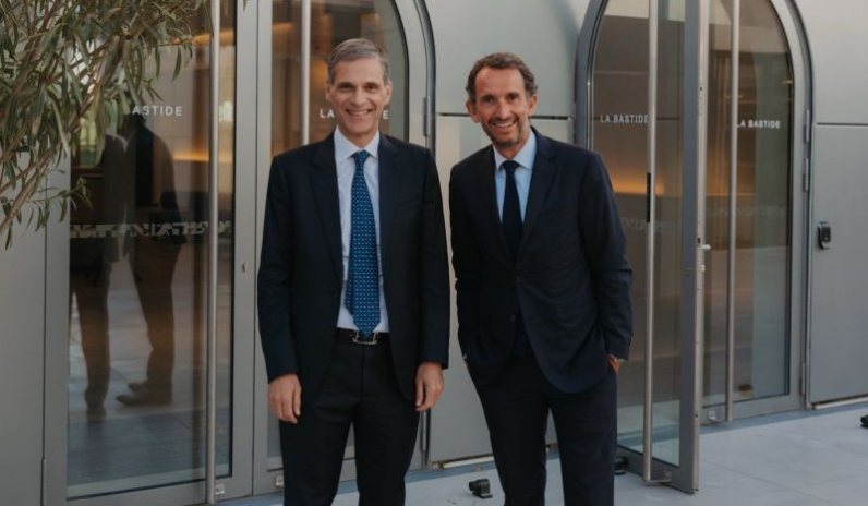 Rodolphe Saadé et Alexandre Bompard, à Marseille (photo D.R.).