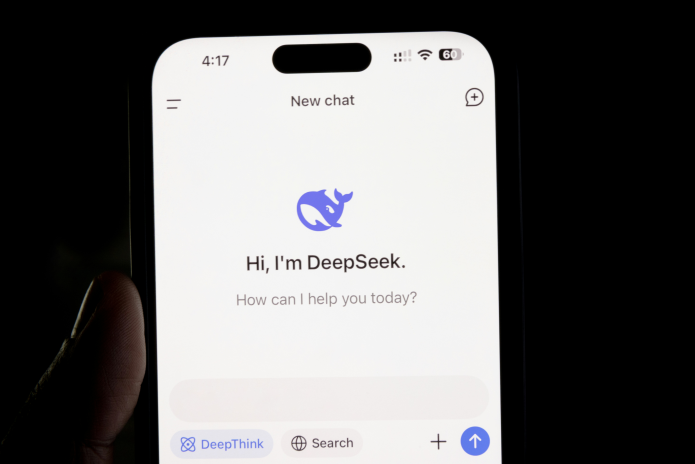 L'appli chinoise DeepSeek (photo Solen Feyissa/Unsplash).